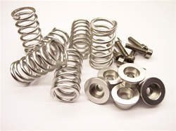 Ducati spring cap set w/stainless springs